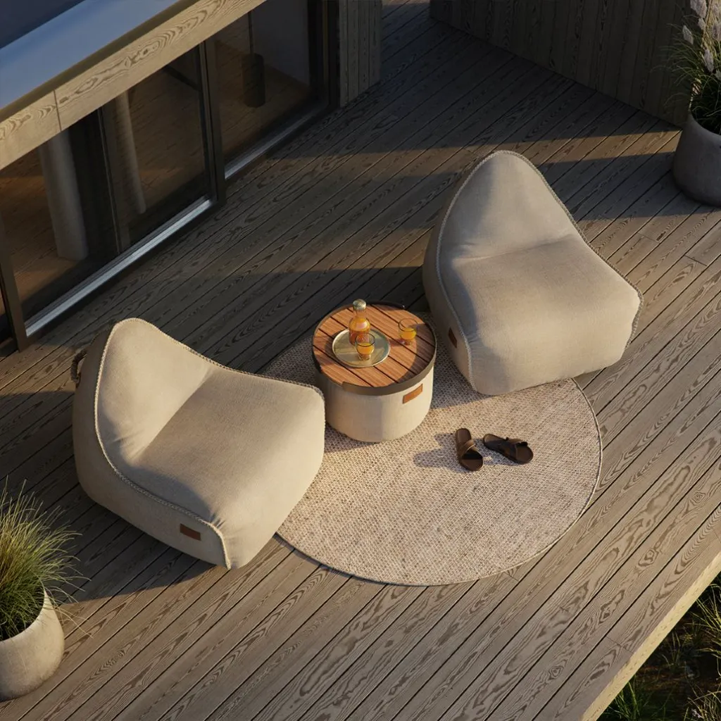 SACKit Sitzsack Cobana Lounge Chair & Pouf.webp