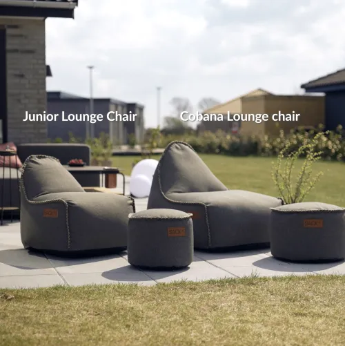 SACKit Sitzsack Cobana JUNIOR Lounge Chair & Pouf.webp