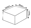 OUTBAG Sitzsack Pouf Quad Olefin, terra.webp