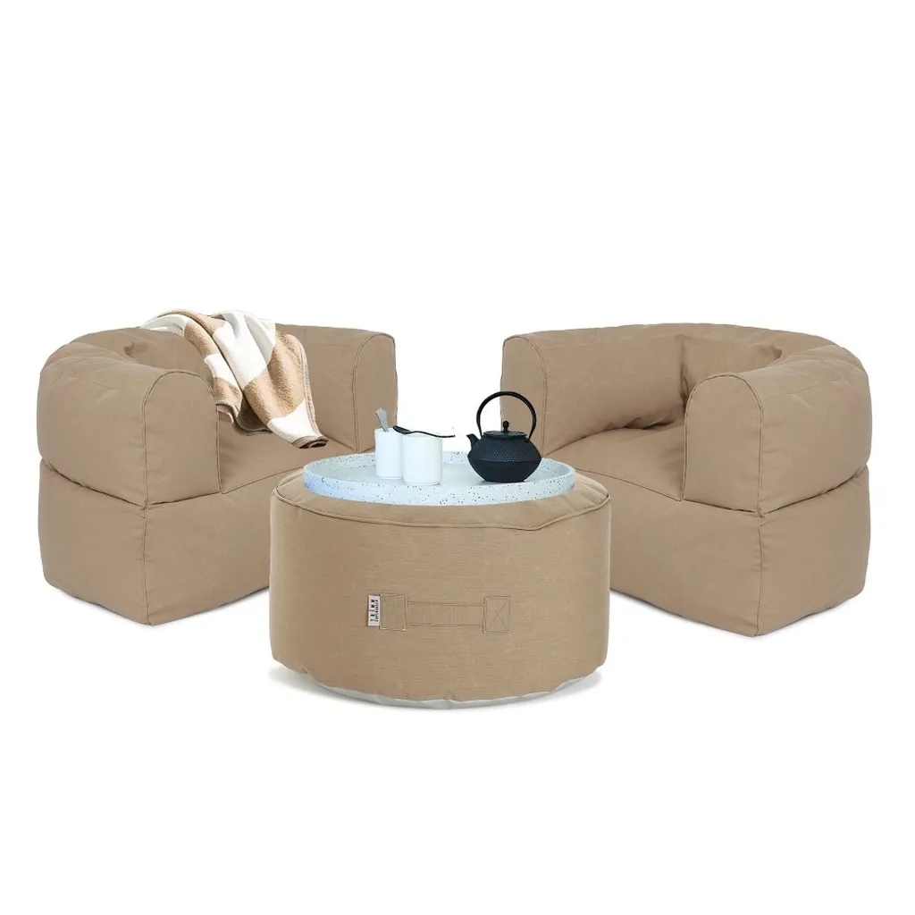 [4006-13] TRIMM Copenhagen Conversation Set (Taupe)
