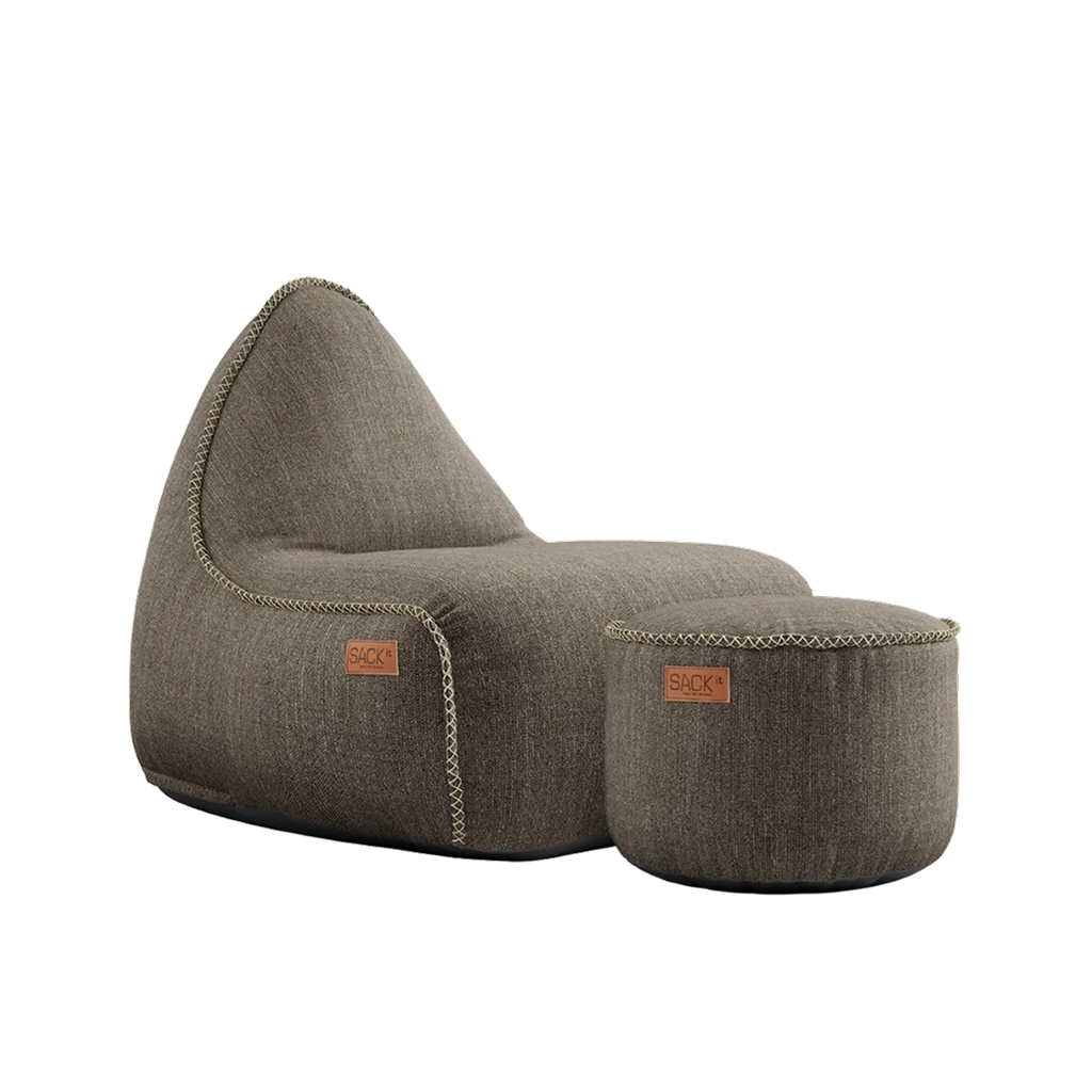 Cobana Lounge Chair & Pouf