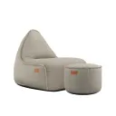 Cobana Lounge Chair & Pouf